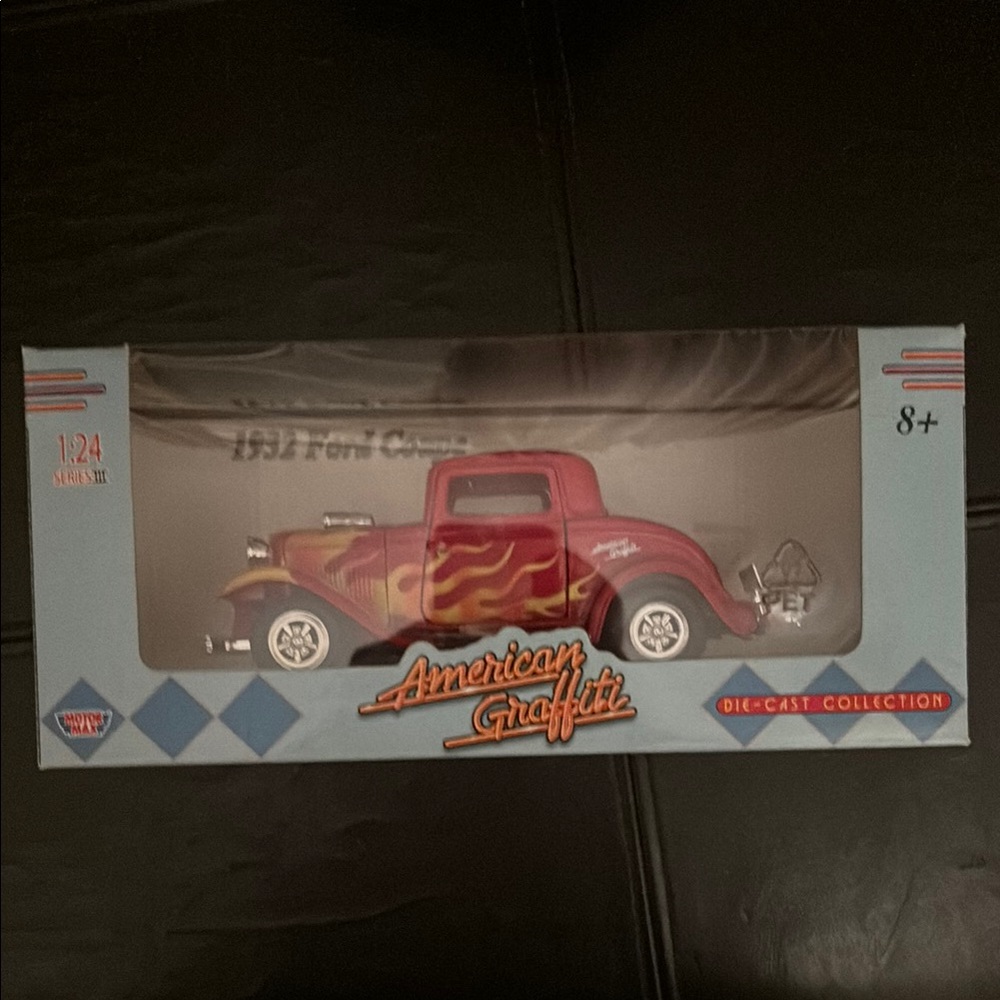 American Graffiti Die-Cast Model Car 1933 Ford Deuce Coupe Collectable NIB